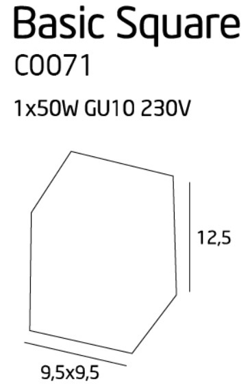 Spot Maxlight C0071 Basic Square - Img 3