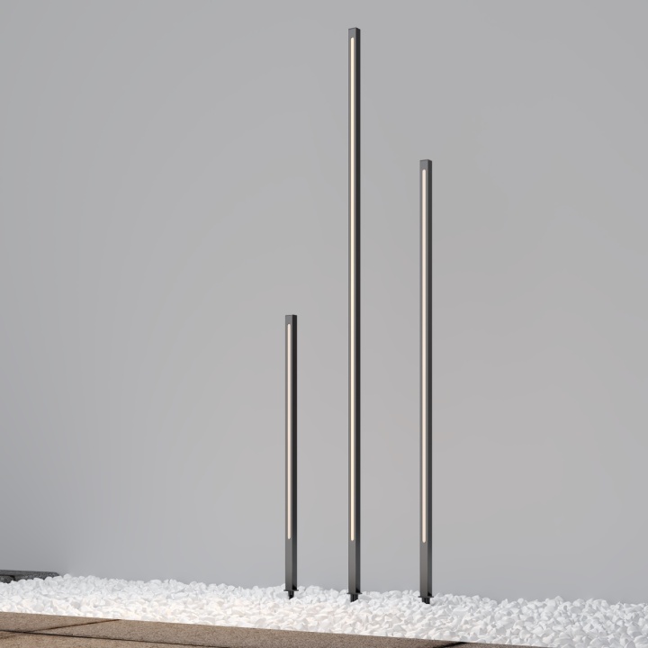 Stalp Pole L 2.5 x l 2.5 cm 3000K - Gri - Img 3