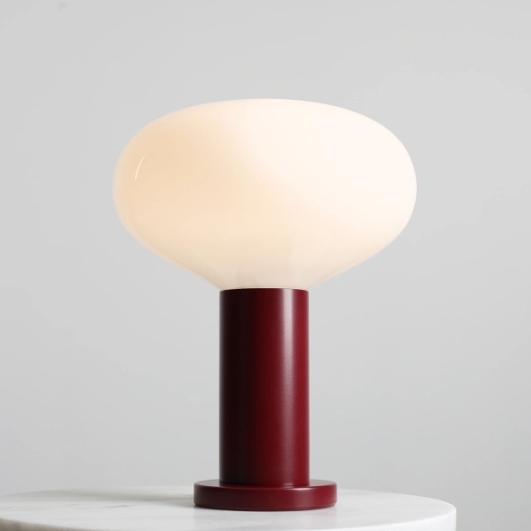 Veioză Flo 26 cm 1xE14 - Rubiniu - Img 3