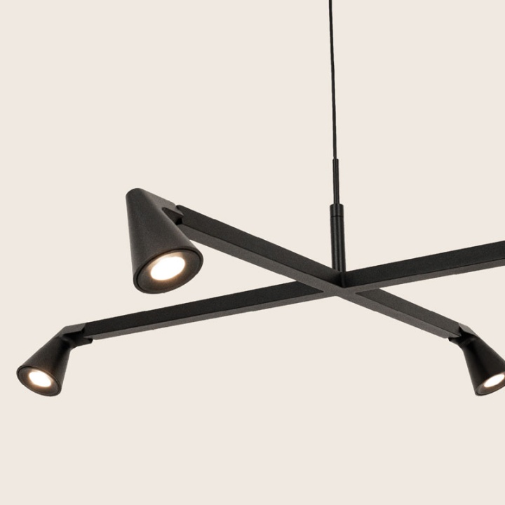 Veioză Linor 2693 LED 36W 2700K/3000K – negru texturat - Img 3