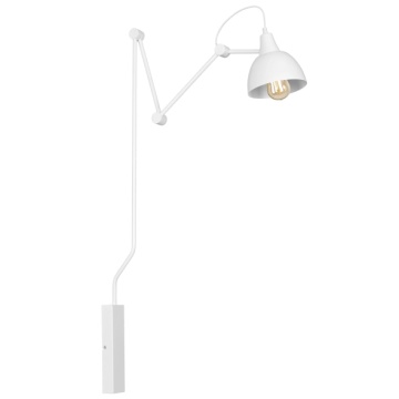 Aplica Aida Alb Mediu 1xE27