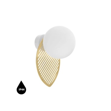 Aplică de perete FYLLO B brass with IP44, auriu