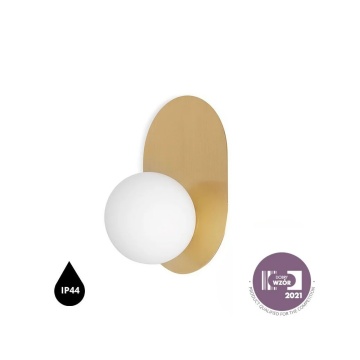 Aplică de perete HANEA brass IP44, auriu