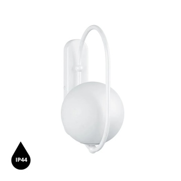 Aplică de perete KOBAN D white IP44 UMMO, alb