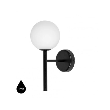 Aplică de perete KOP A black IP44, negru
