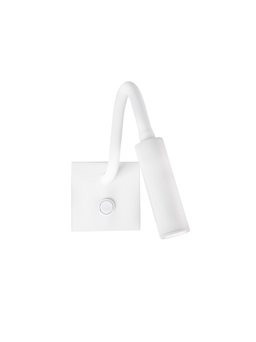 Aplica perete pentru pat Madison Alb 32 x 8 x 8 cm