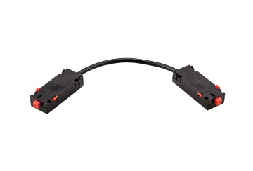 Conector flexibil sistem șină Beta - Negru