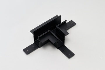 Conector tip T sistem șină incastrata GIPS2 Beta - Negru