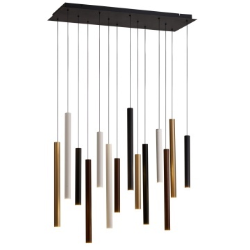 Corp de iluminat suspendat Cala 84W 3000K - Alb+Negru+Auriu+Corten