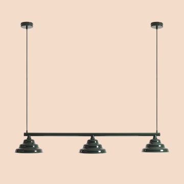 Corp de iluminat suspendat Fala 106 cm 3xG9 - Verde
