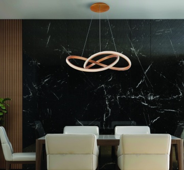 Corp de iluminat suspendat Infinity 80 Cct - Auriu