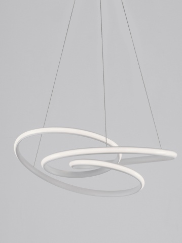 Corp de iluminat suspendat Menton Alb Ø52 x H 120 cm