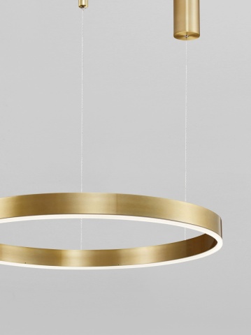 Corp de iluminat suspendat Motif Auriu Ø60 x H 200 cm