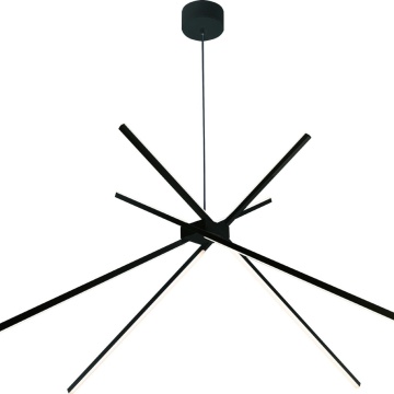 Corp de iluminat suspendat Spider negru