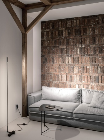 Lampadar Raccio Negru 18 x 18 x 140 cm