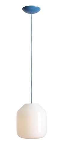 Pendul Flask 27 cm 1xE27 - Albastru safir