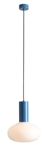 Pendul Flo 26 cm 1xE14 - Albastru deschis
