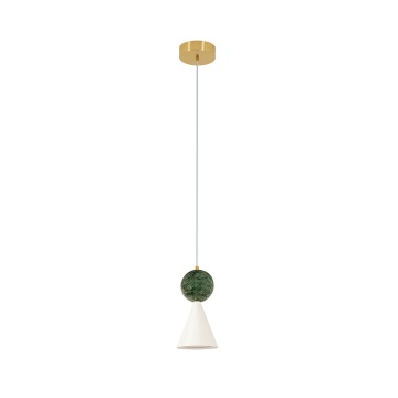 Pendul Mara 26112 LED 8W 2700K/3000K – verde marmură