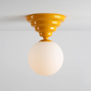 Plafoniera Fala Galben intens L 29 cm 1xE27
