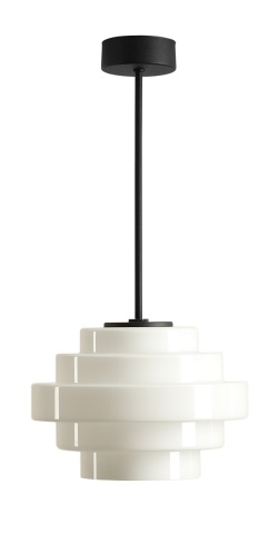 Plafonieră Filo 22 cm înălțime 45 cm 1xE27 - Alb lăptos