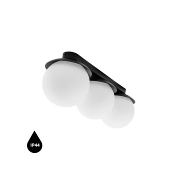 Plafonieră KUUL B black / IP44, negru
