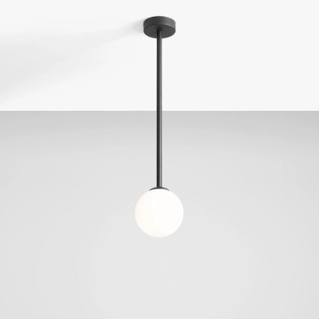 Plafoniera Pinne Mediu Negru 14 cm 1xE14