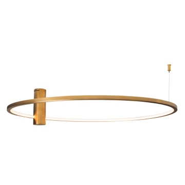 Plafonieră Queen 80cm auriu periat