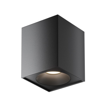 Spot aplicat Zoom - H 11.5 cm, Negru, GU10