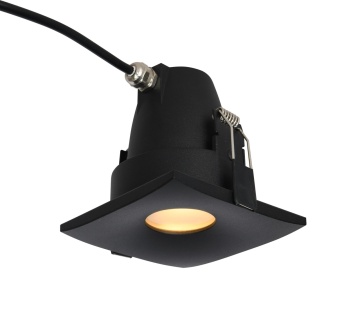 Spot exterior încastrat Romolo S Ip65 - Negru