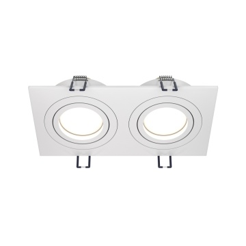 Spot incastrat Atom - 17.5 cm, Alb, GU10