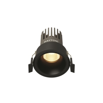 Spot incastrat Dip - Ø 6.6 cm, 2700K, Negru