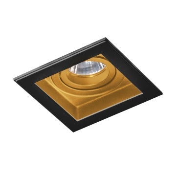 Spot încastrat Minorka Bk/Go - Negru / Auriu