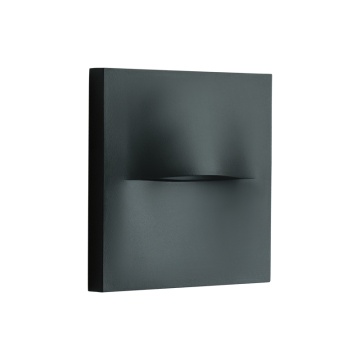 Spot pentru trepte Rise E450-27 LED 3W 2700K – negru texturat aluminiu