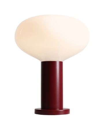 Veioză Flo 26 cm 1xE14 - Rubiniu