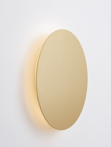 Aplica Cyrcle Gold Matt Ø22 x 3,2 cm