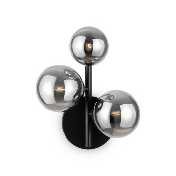 Aplică Dallas H 26 cm G9 - Negru