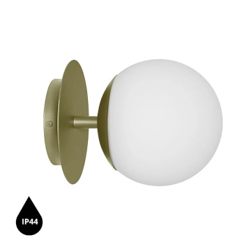 Aplică de perete PLAAT C olive green IP44, verde