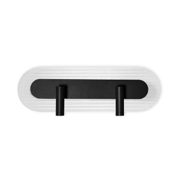 Aplică de perete RIFLO W D black with adjustable readers, negru
