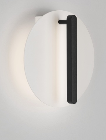 Aplica Nalu Negru / Alb Ø20 x H 8,7 cm