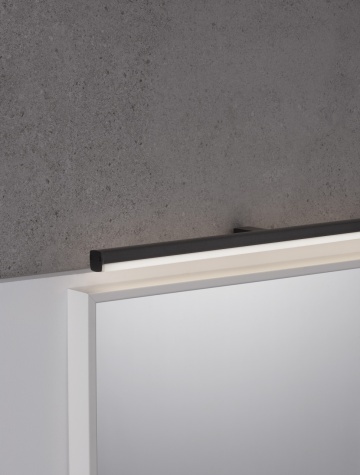 Aplica perete pentru baie Vanese Negru 63 x 6,5 x 6,5 cm