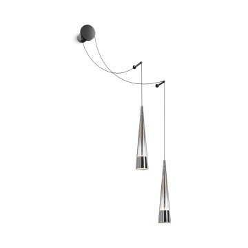 Aplică Sintesi H 228.9 cm 3000K - Negru