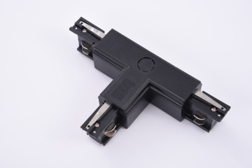 Conector T dreapta sistem șină Track 3LINE - Negru