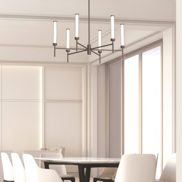 Corp de iluminat suspendat Aurelia Tubo LED 3000K - Brushed Coffee