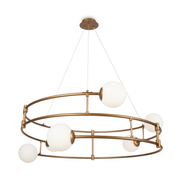 Corp de iluminat suspendat Balance Ø 81.2 cm G9 - Bronz