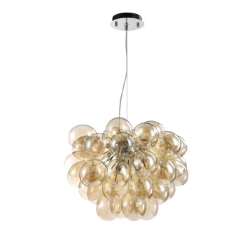 Corp de iluminat suspendat Balbo Ø 50 cm G9 - Nikel