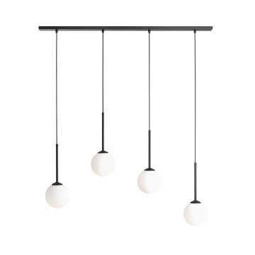 Corp de iluminat suspendat Bosso 100 cm 4xE14 - Negru