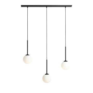 Corp de iluminat suspendat Bosso 30 cm 3xE14 - Negru