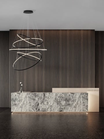 Corp de iluminat suspendat Maelo Negru Ø120 x H 300 cm