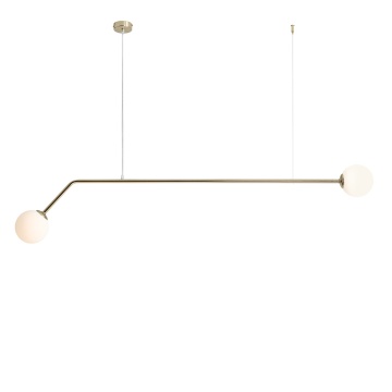 Corp de iluminat suspendat Pure 150 cm 2xE14 - Auriu