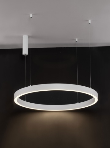 Corp de iluminat suspendat Sting Alb Ø100 x H 200 cm